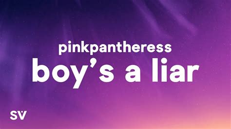 The Official Fortnite Music Video for PinkPantheress, Ice Spice - Boy&39;s a liar pt 2. . That boy a liar lyrics